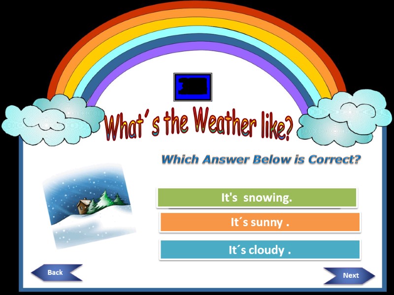 What´s the Weather like? Which Answer Below is Correct?  Try Again Try Again